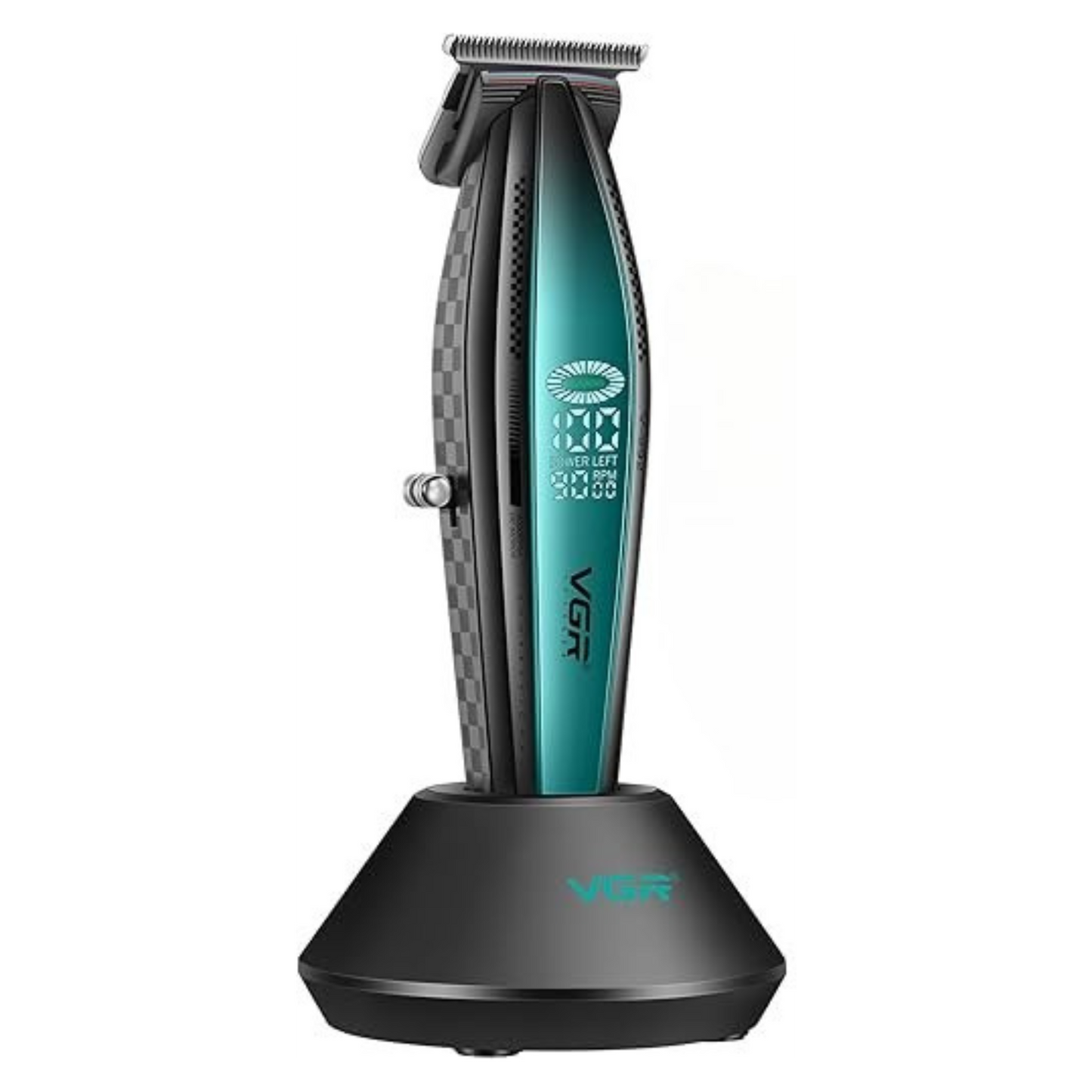 VGR 992 Professional Hair Trimmer, Zero Gapped, T Blade, Metal Body 9000 RPM, Rechargeable