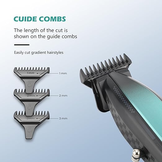 VGR 992 Professional Hair Trimmer, Zero Gapped, T Blade, Metal Body 9000 RPM, Rechargeable
