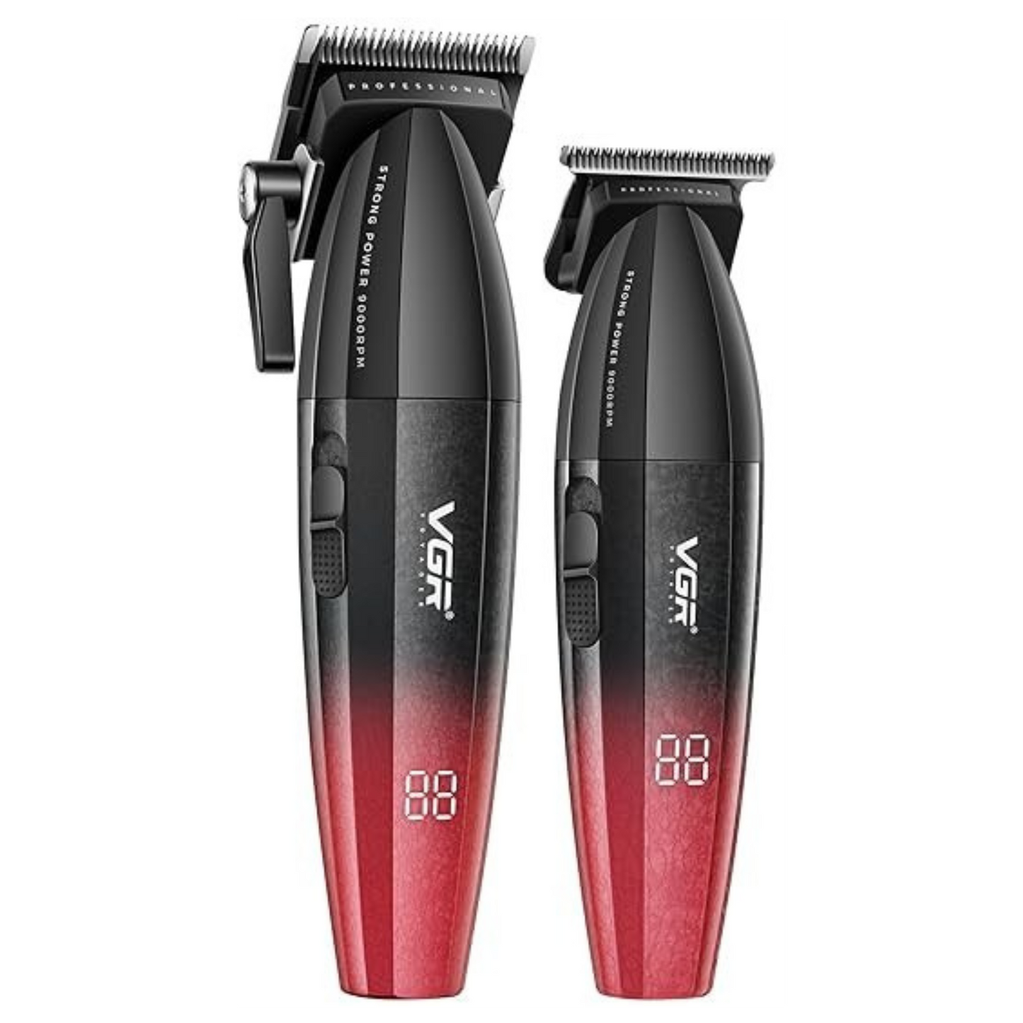 VGR Professional Hair Clipper Set - Dual-Speed, 9000 RPM, Metal Body V-640