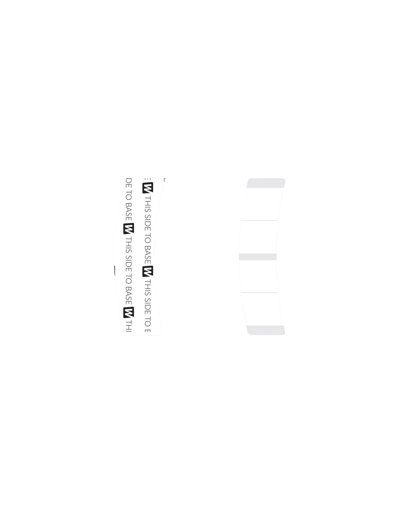 White background with black text and logos Walker Tape