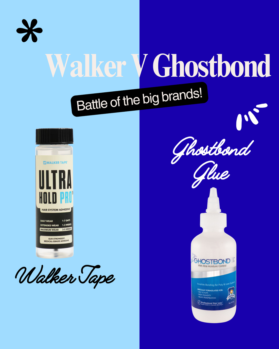 GhostBond vs Walker Tape: Which Hair System Adhesive Is Right for You?