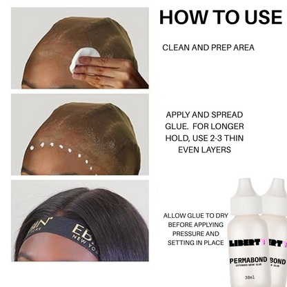 PermaBond Wig and Hair System Glue - Liberty Hair Co.