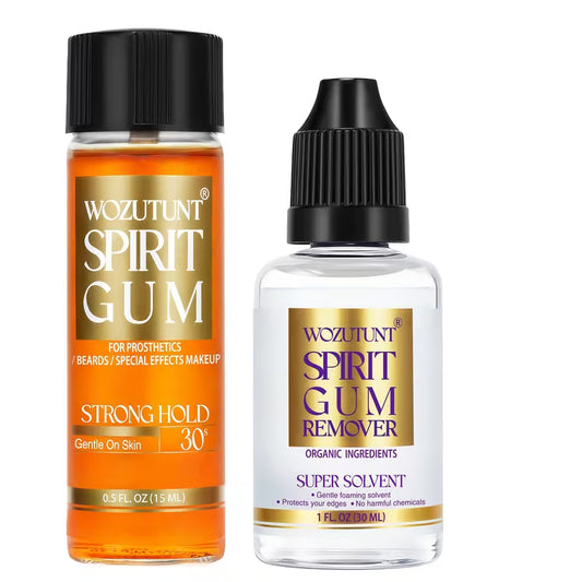 Spirit Gum 15ml + Remover 30ml Costume Adhesive Kit