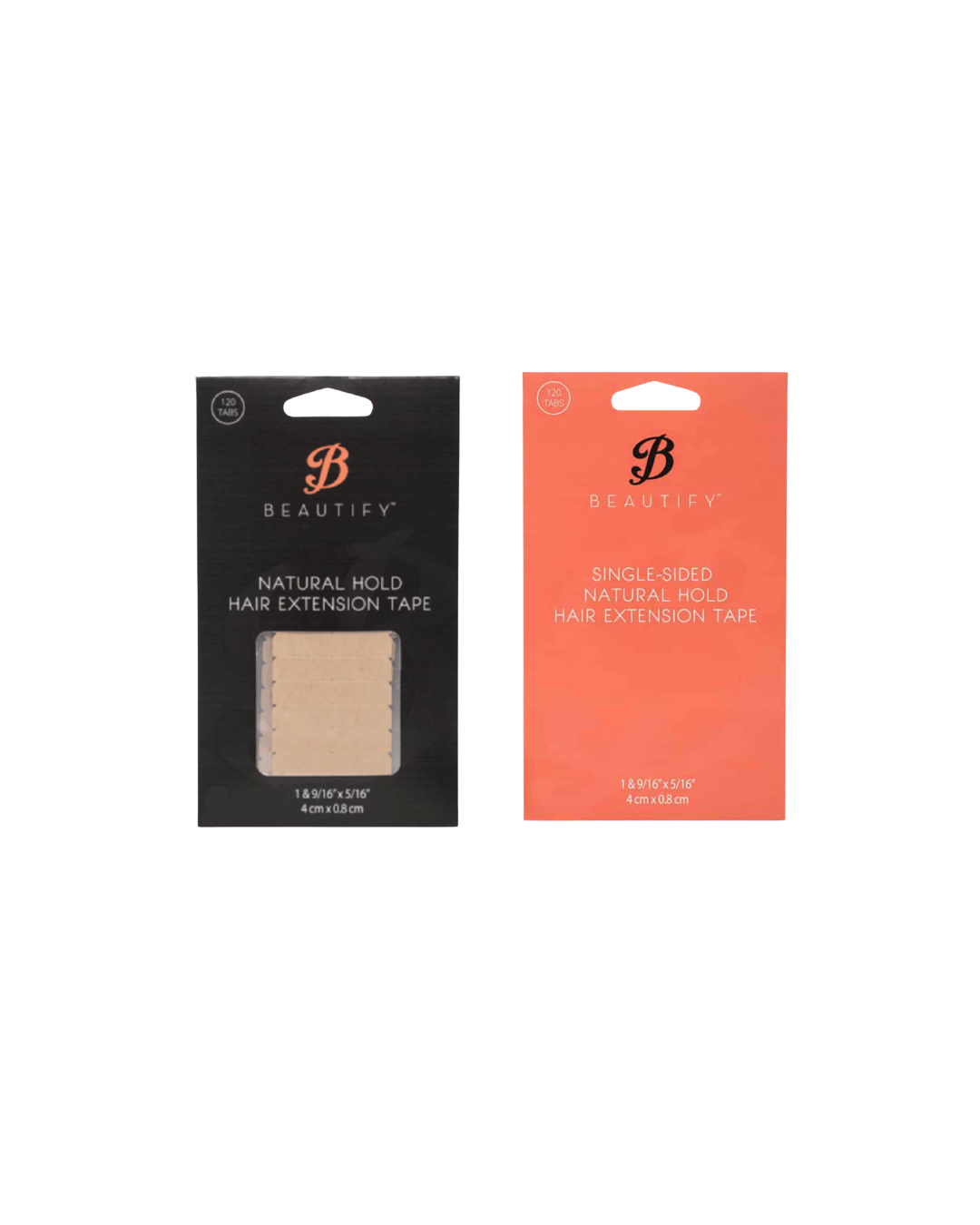 Beautify by Walker Tape Natural Hold Extension Tabs, 120pc/Bag - Multiple Options