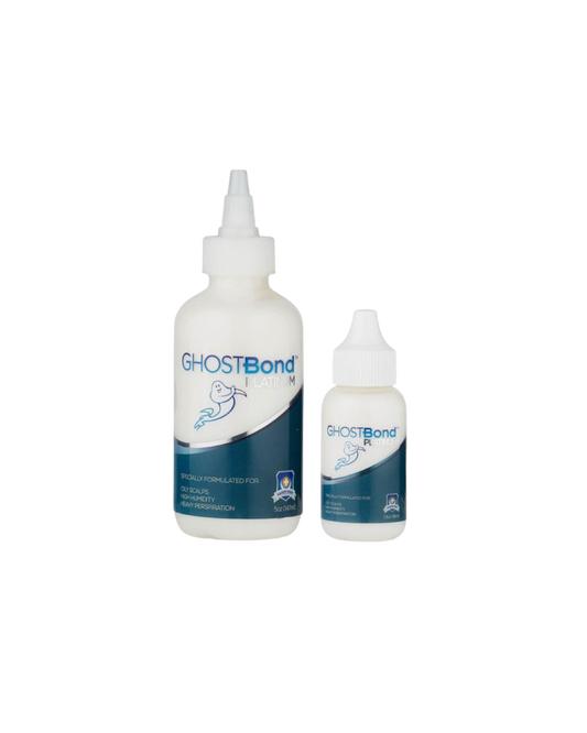 Two bottles of GHOSTBond on a white background