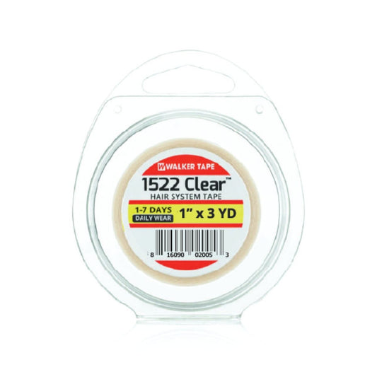 1522 Clear Wig Tape Roll - Multiple Sizes By Walker Tape