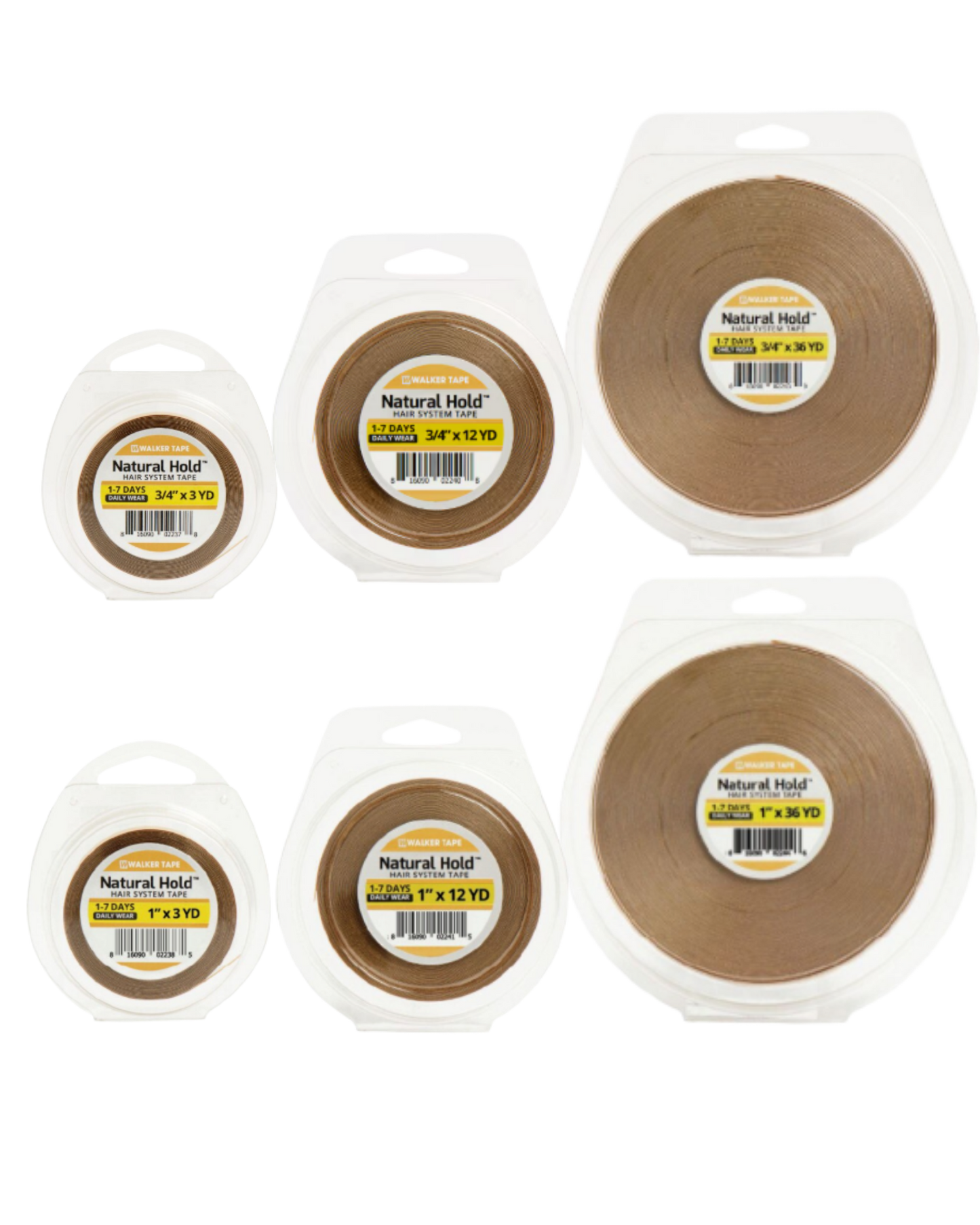 Walker Tape Natural Hold Wig Tape - Multiple Sizes