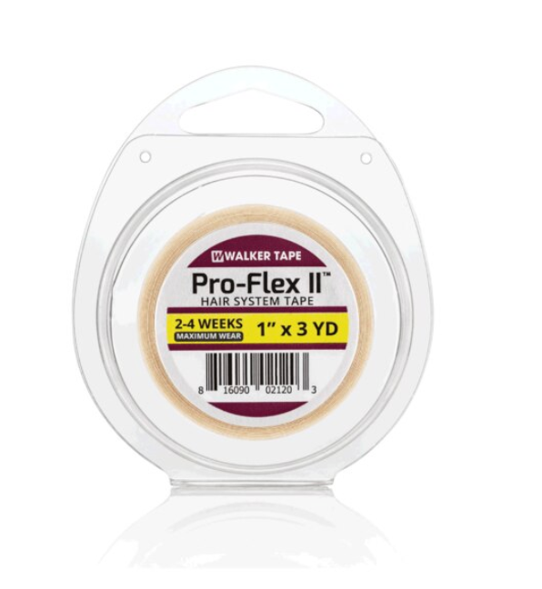 Walker Tape Pro-Flex II hair system tape packaging on a white background