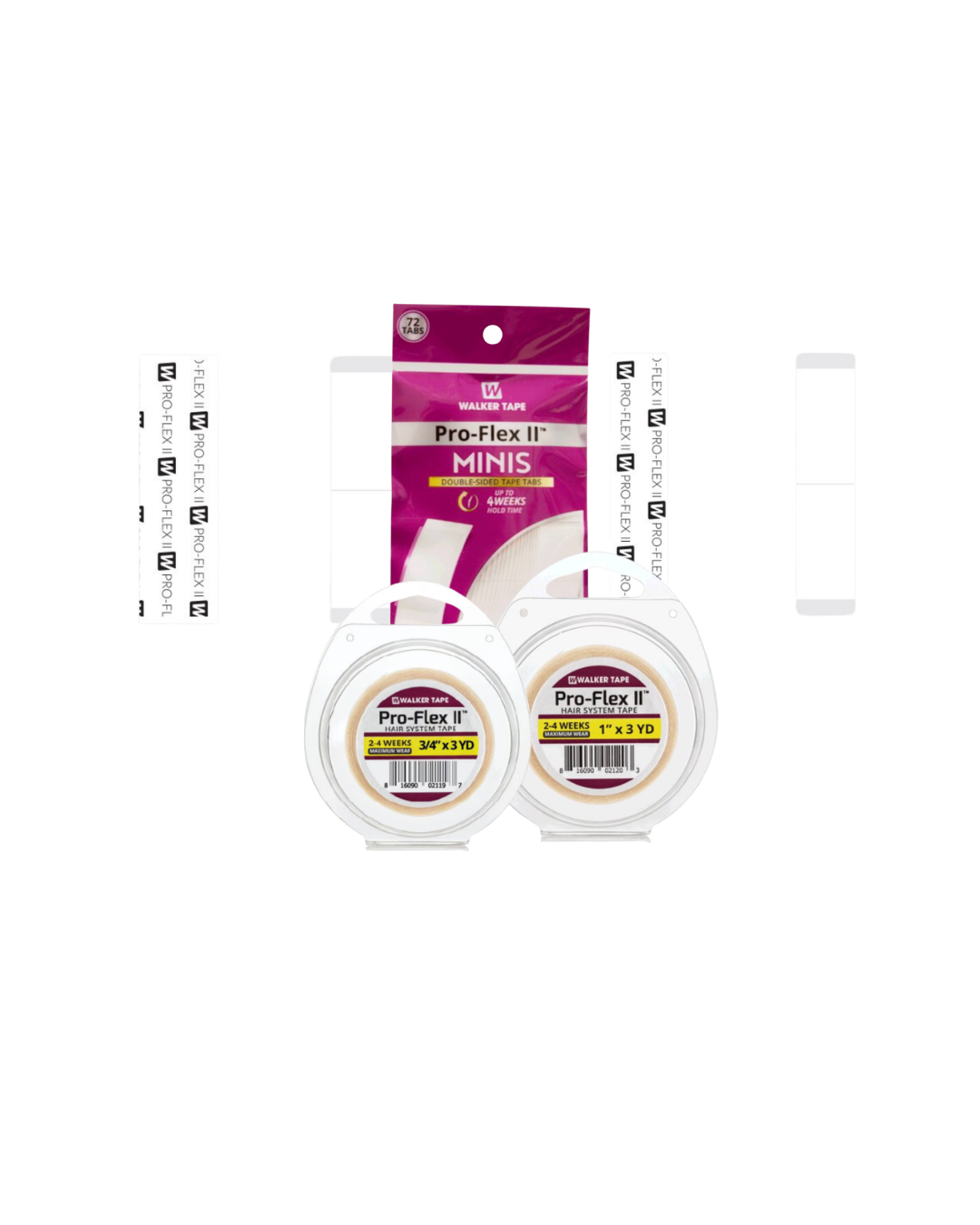 Two rolls of Pro-Flex II Minis on a white background with packaging.