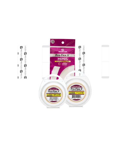 Two rolls of Pro-Flex II Minis on a white background with packaging.