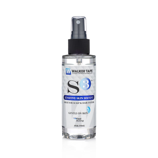 Walker Tape Sensitive Skin Solvent bottle on a white background