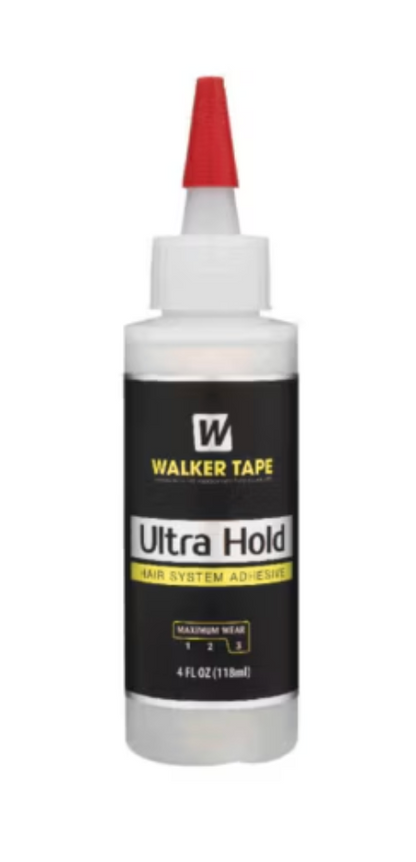 Walker Tape Ultra Hold adhesive bottle on a white background