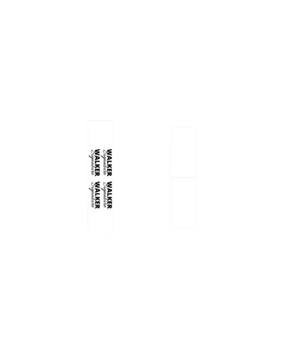 Repetition of 'Waller' logo on a white background