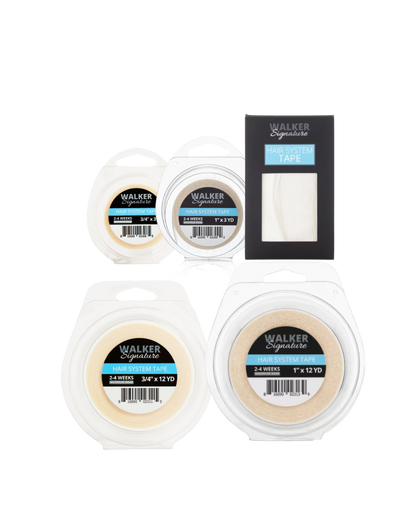 Set of Walker Signature tape with packaging on a white background