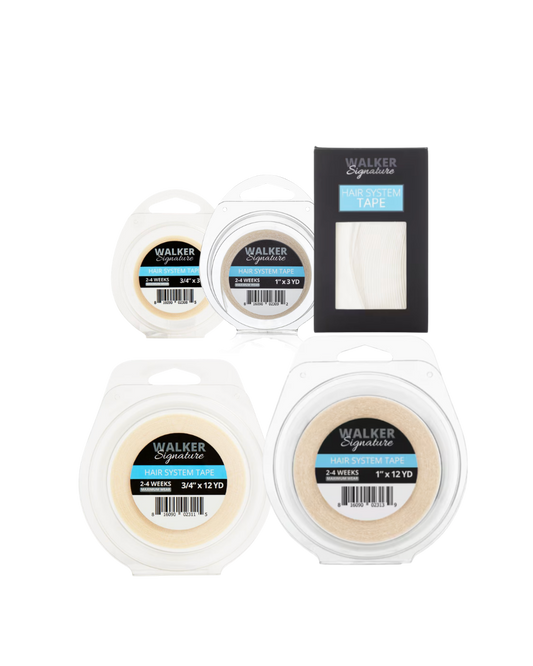 Set of Walker Signature tape with packaging on a white background