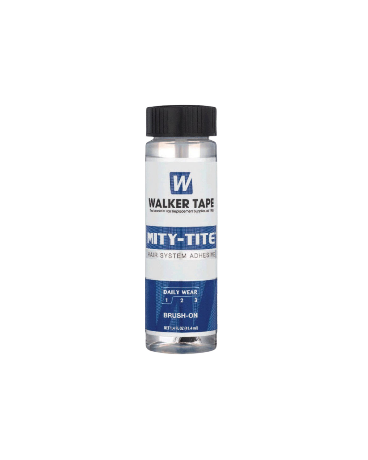 Bottle of Walker Tape Mity-Tite on a white background