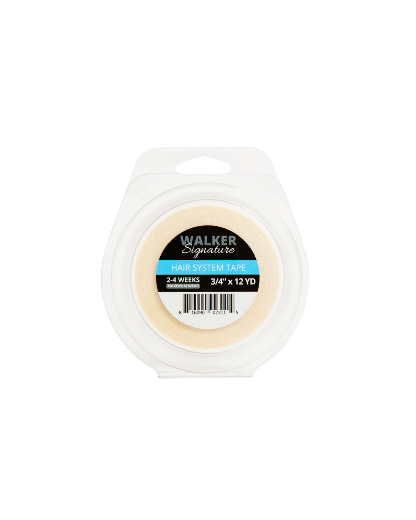 Walker Signature hair system tape packaging on a white background