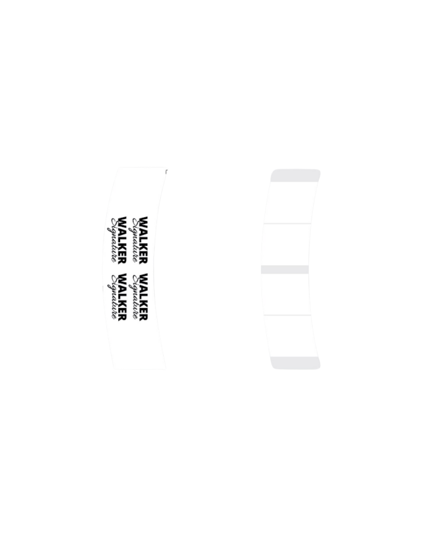 White product packaging with 'WALKER' branding on a white background