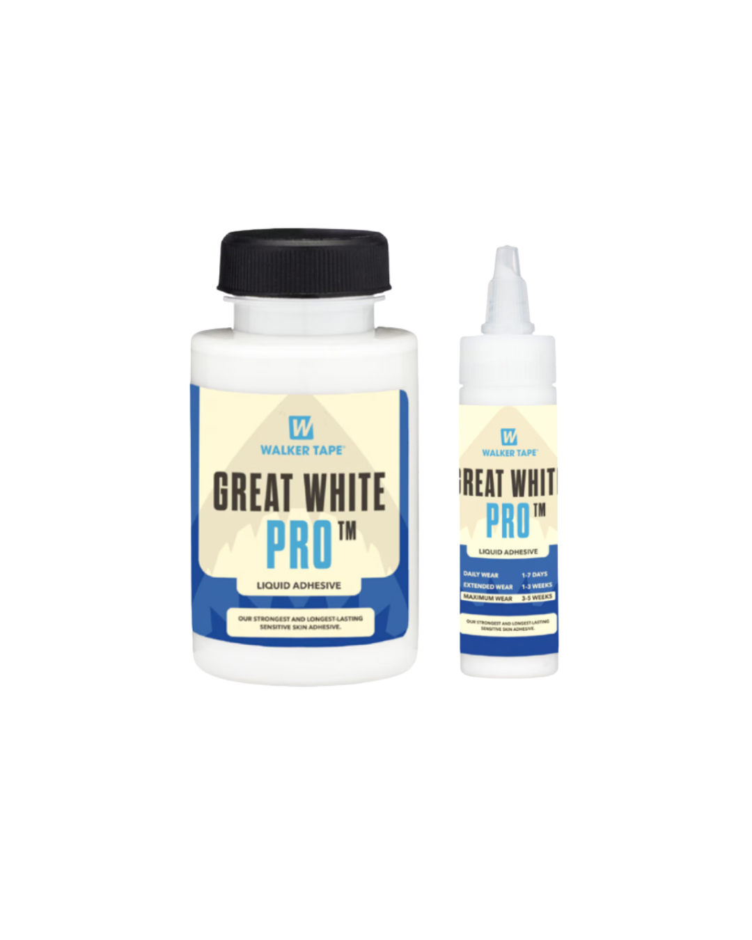 Walker Tape Great White Pro Water Based Extended Hold Wig Glue - Multiple Sizes