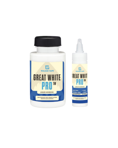 Walker Tape Great White Pro Water Based Extended Hold Wig Glue - Multiple Sizes