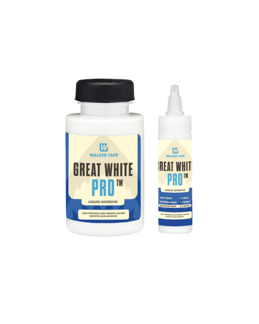 Walker Tape Great White Pro Water Based Extended Hold Wig Glue - Multiple Sizes