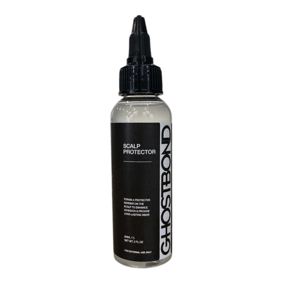 Bottle of Ghost Bond Scalp Protector on a white background